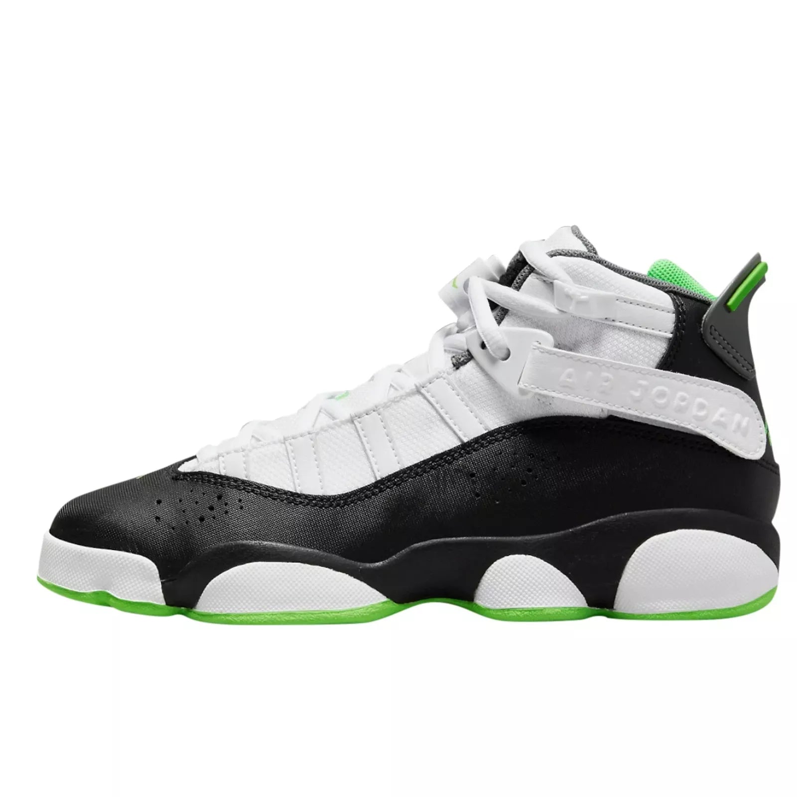 Jordan 6 Rings White Black Green GS