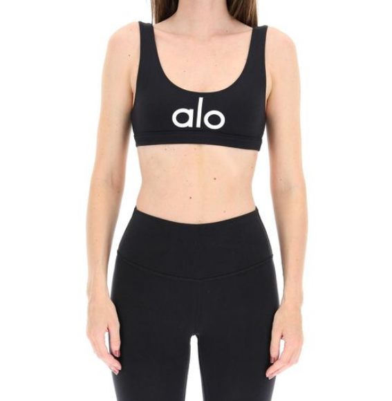 Alo Yoga Ambient Logo bra Black W9173RG-BLACK – Sport Tech