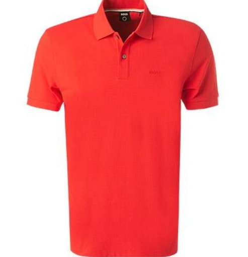 Red hugo boss polo shirt outlet