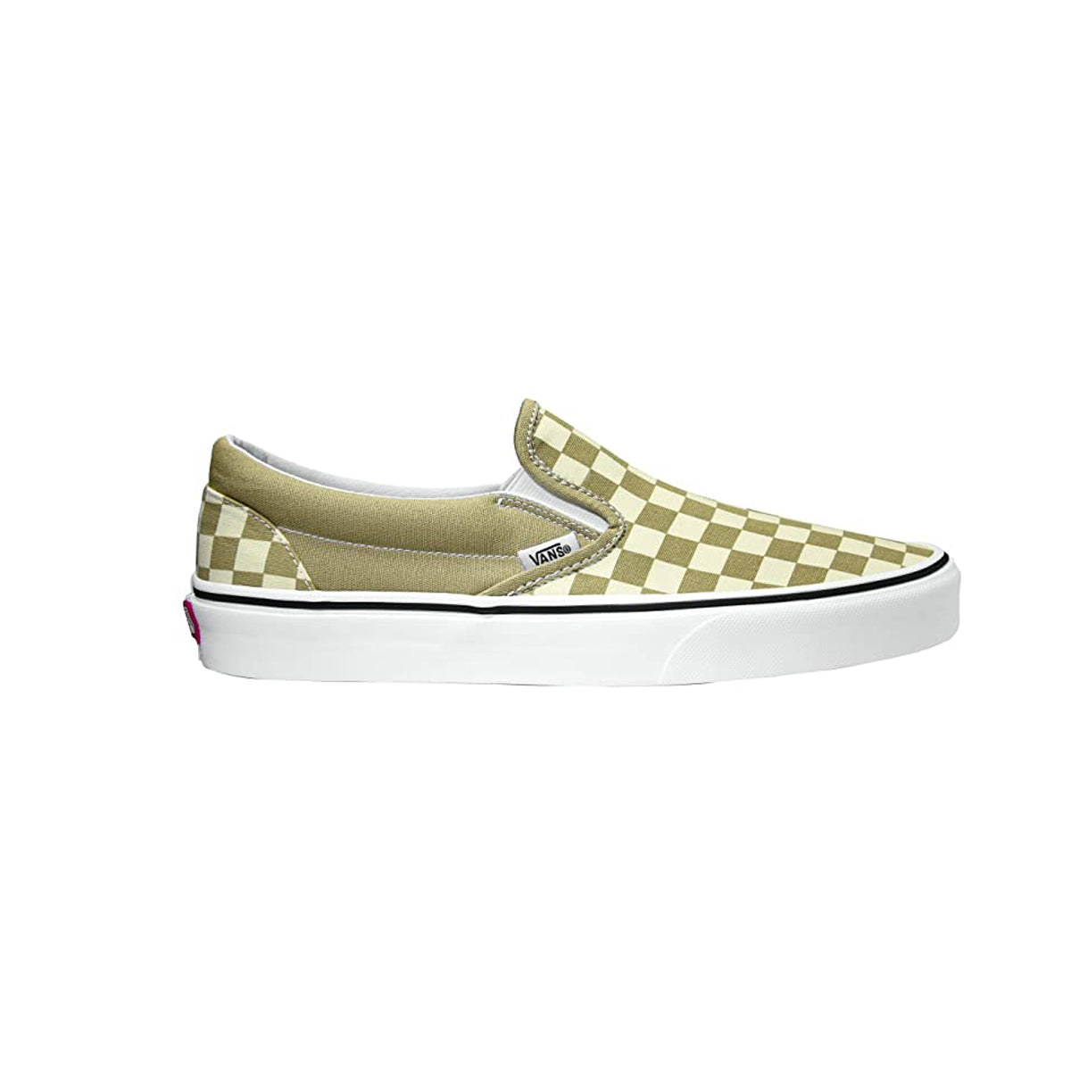 VANS CLASSIC SLIP ON CHECKERBOARD CORNSTALK TRUE WHITE UNISEX SNEAKERS Sport Tech