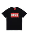 Diesel Kids Short Sleeve T-Shirt Black [J02476-00YI9-K900]