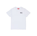 Diesel Kids Short Sleeve T-Shirt White [J02504-KYATR-K100]