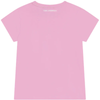 Karl Lagerfeld Girl's Short Sleeve Tee W/ Space Choupett Pink Z15414-465