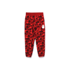 Bape Color Camo Wide Fit Sweatpants Red 001PTJ301011MRED
