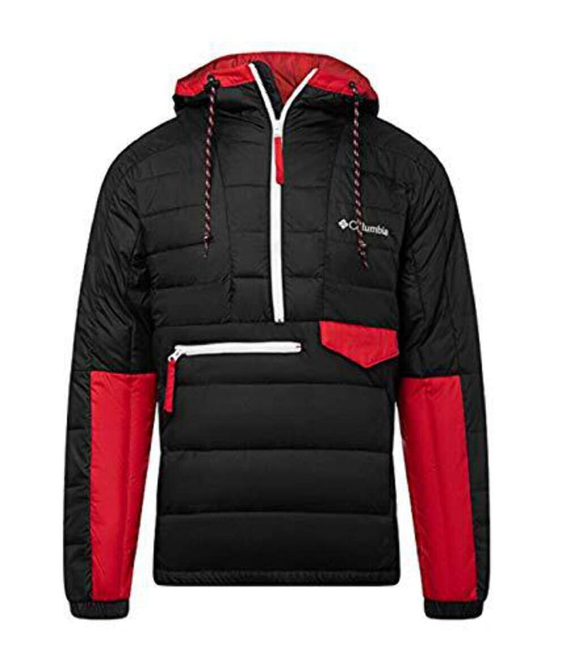 Columbia Men's Norwester Anorak II Jacket Black/Red WO0930-013