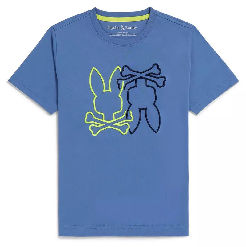 Psycho Bunny Kids Winton Embroidered Tee Bal Harbour B0U626A2PC-424