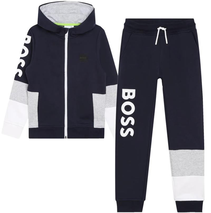 Hugo Boss Kids Track Suit Set Navy J28109-849