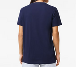 Lacoste Men's V-Neck Pima Cotton Jersey T-Shirt Navy Blue TH6710-51-166