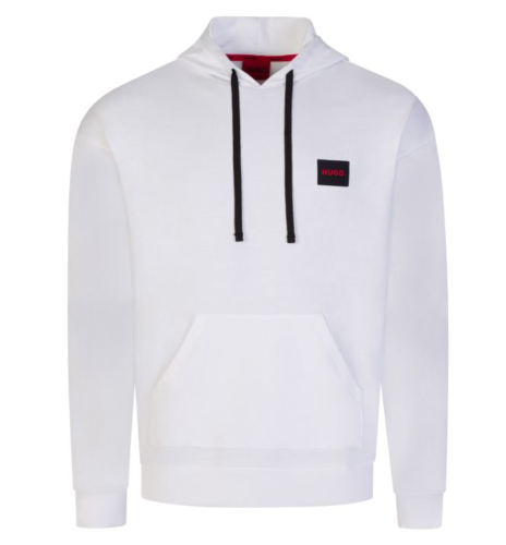 Hugo Boss Cut Logo Hoodie White 50490276-100