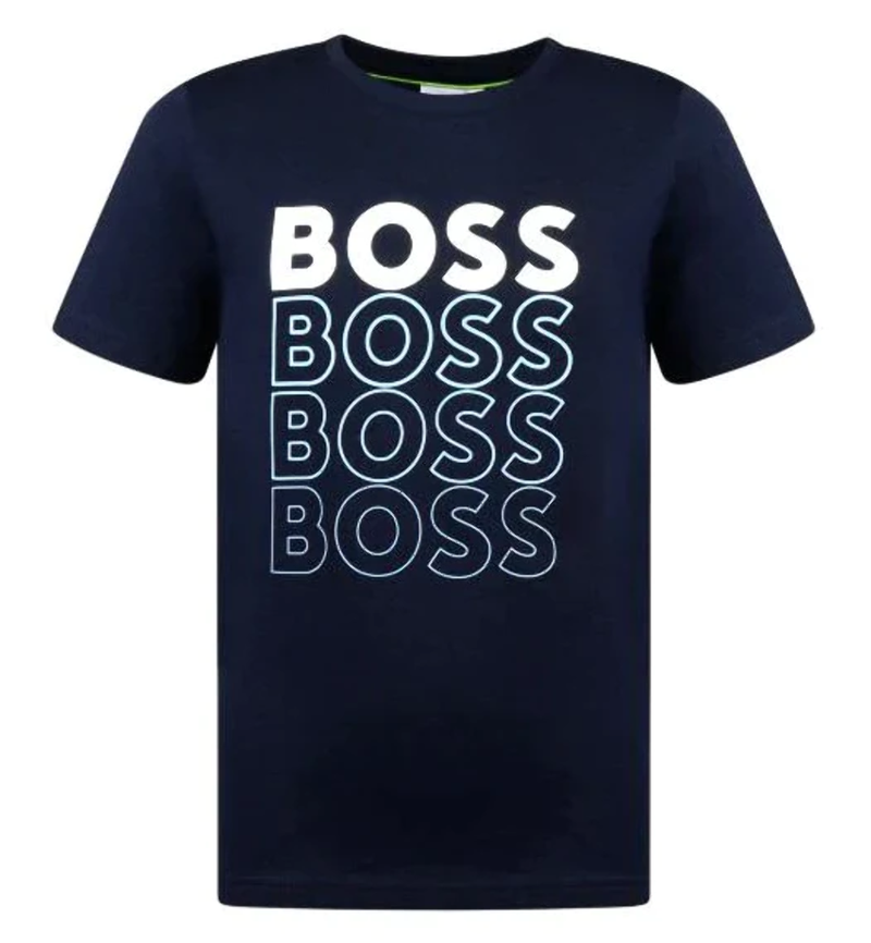 Hugo Boss Kids Logo T-Shirt Navy J25O05-849