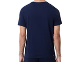 Lacoste Men's Ultra-Dry Logo Sport T-Shirt Navy Blue TH2042-51-525