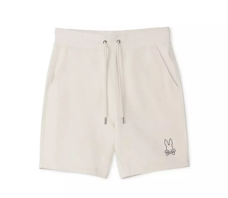 Psycho Bunny Rodman Micro French Terry Sweatshort Natural Linen B6R381B200-104