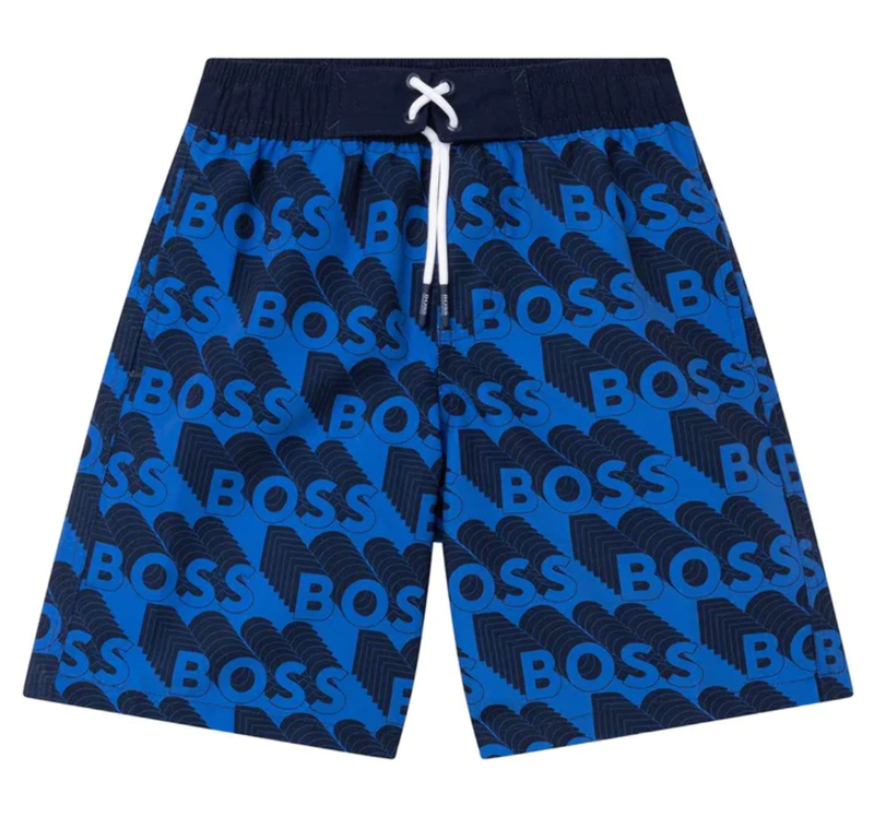 Hugo Boss Kids Swimming Trunks Electric Blue J24772-871
