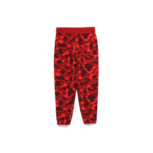 Bape Color Camo Wide Fit Sweatpants Red 001PTJ301011MRED