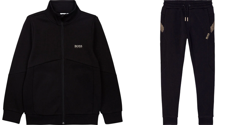 Hugo Boss Kids J25N12-09B/J24719-09B Black Tracksuit