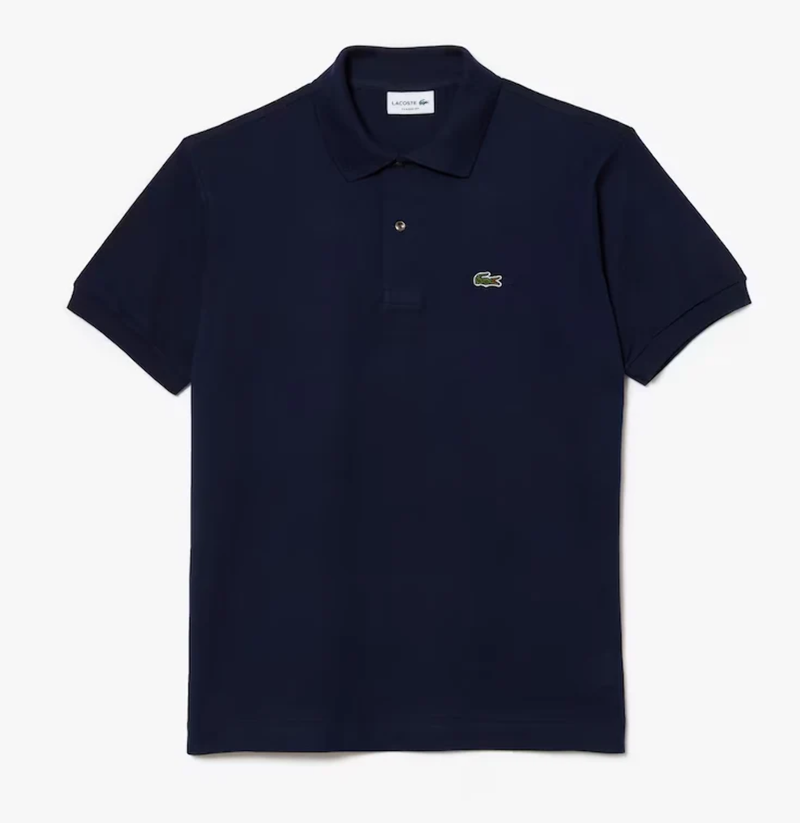 Lacoste Original L.12.12 Petit Piqué Cotton Polo Navy Blue L1212-51-166