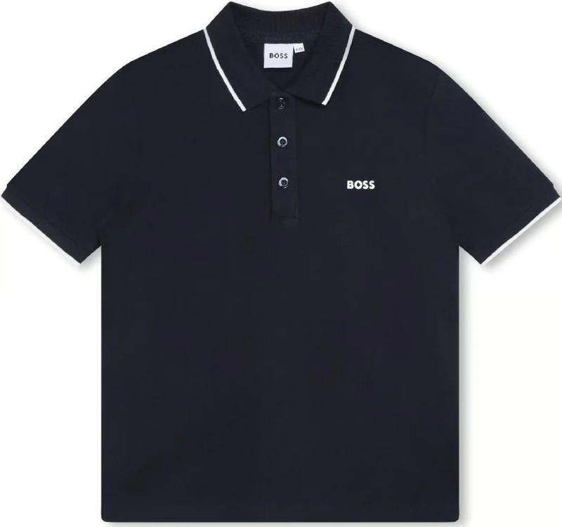 Hugo Boss Kids Short Sleeve Polo Navy J25P26-849