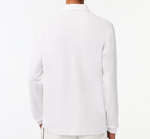 Lacoste Smart Paris Long Sleeve Stretch Cotton Polo White PH2481-51-001