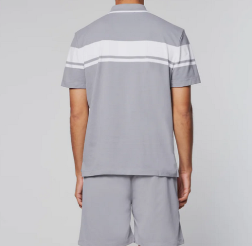 Sergio Tacchini Damarindo Polo Sleet/White STS23M50459-947