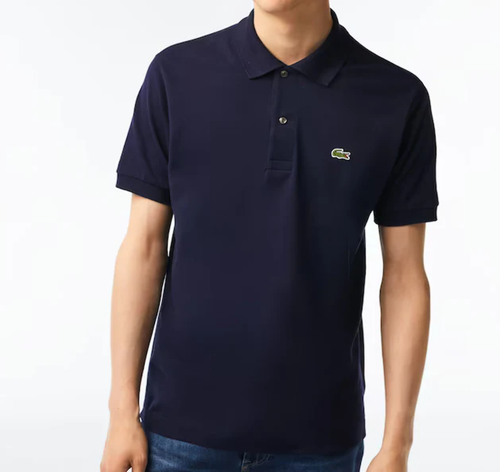 Lacoste Original L.12.12 Petit Piqué Cotton Polo Navy Blue L1212-51-166