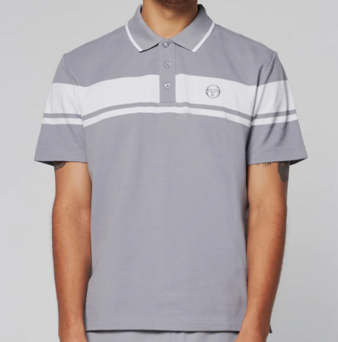 Sergio Tacchini Damarindo Polo Sleet/White STS23M50459-947