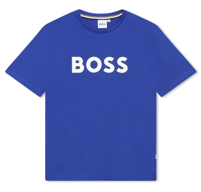 Hugo Boss Kids Logo T-Shirt Blue J25O04-79B