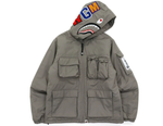 Bape Multi Pocket Shark Jacket Gray 001LJH801012MGRA