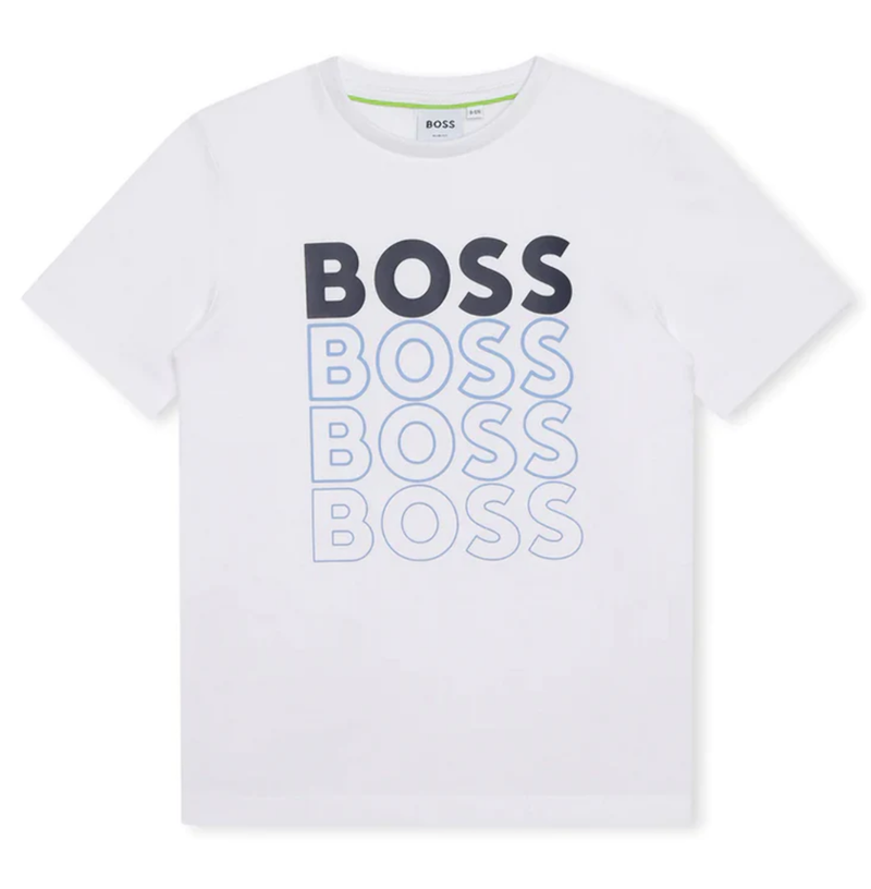 Hugo Boss Kids Logo T-Shirt White J25O05-10P