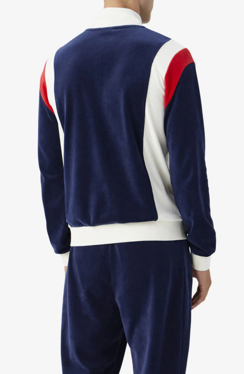 Fila F22MH027-410/F22MH029-410 Navy Blue Velour Tracksuit
