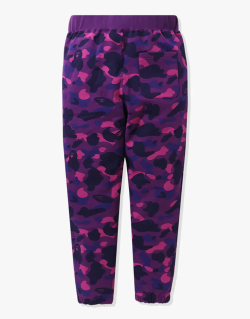 Bape Color Camo Sweatpants Purple 001PTI801001MPUR