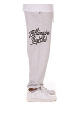 Billionaire Boys Club BB Script Sweatpant Heather Grey 831-7107-HEATHER GREY