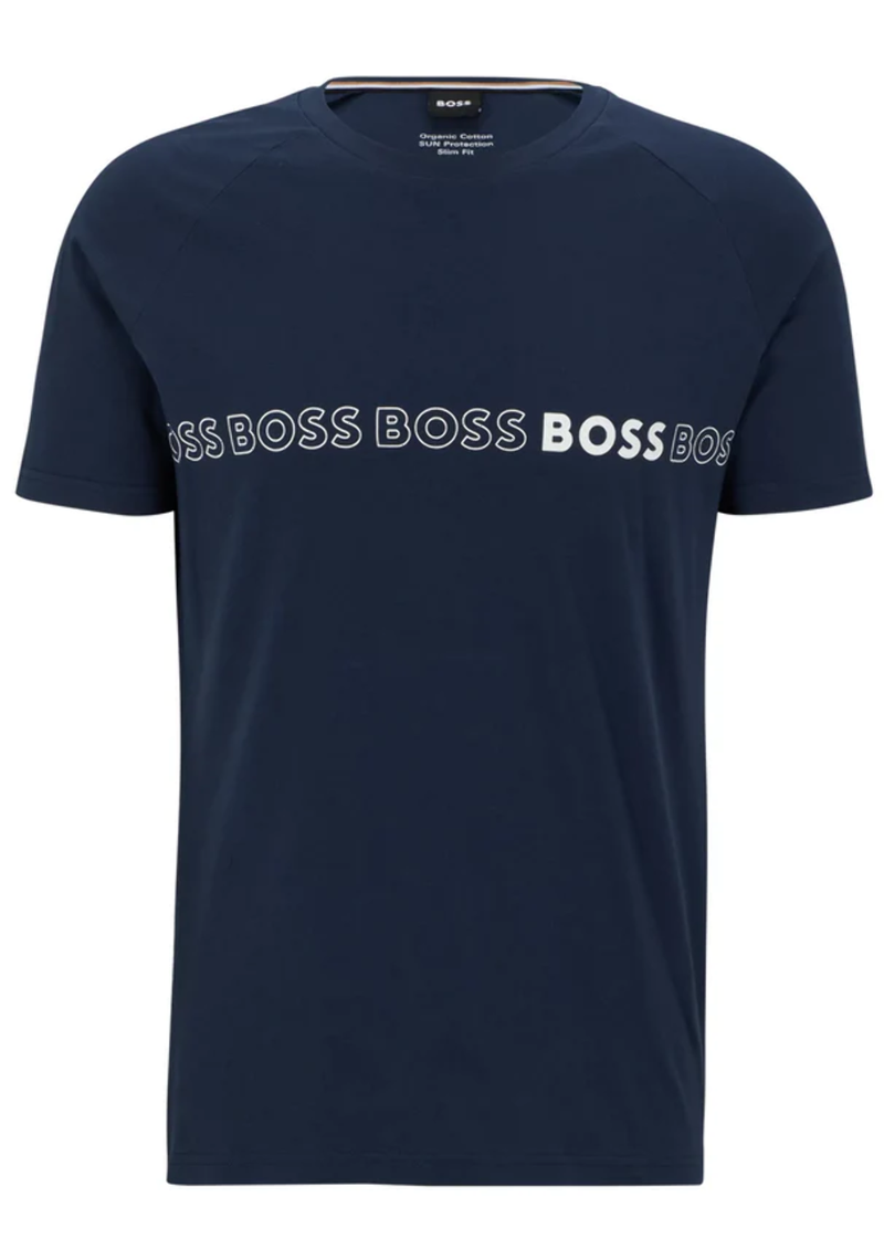 Hugo Boss T-Shirt RN Slim Fit Navy 50491696-413
