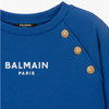 Balmain Girl's Jersey Dress Blue BS1A00-Z0001-615