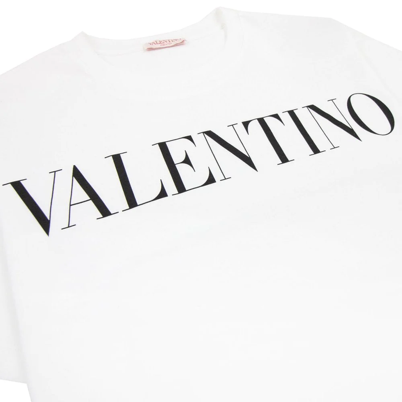 Valentino Logo T-Shirt White XV3MG10V84F-A01