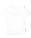 Balmain Kid's Cut T-Shirt White BS8A11-Z0057-100OR