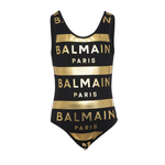 Balmain Girl's Swimsuit Black BSCA19-Z1172-930OR