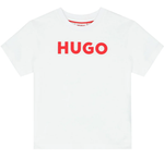Hugo Boss Kids Short Sleeve Tee-Shirt White G25102-10P