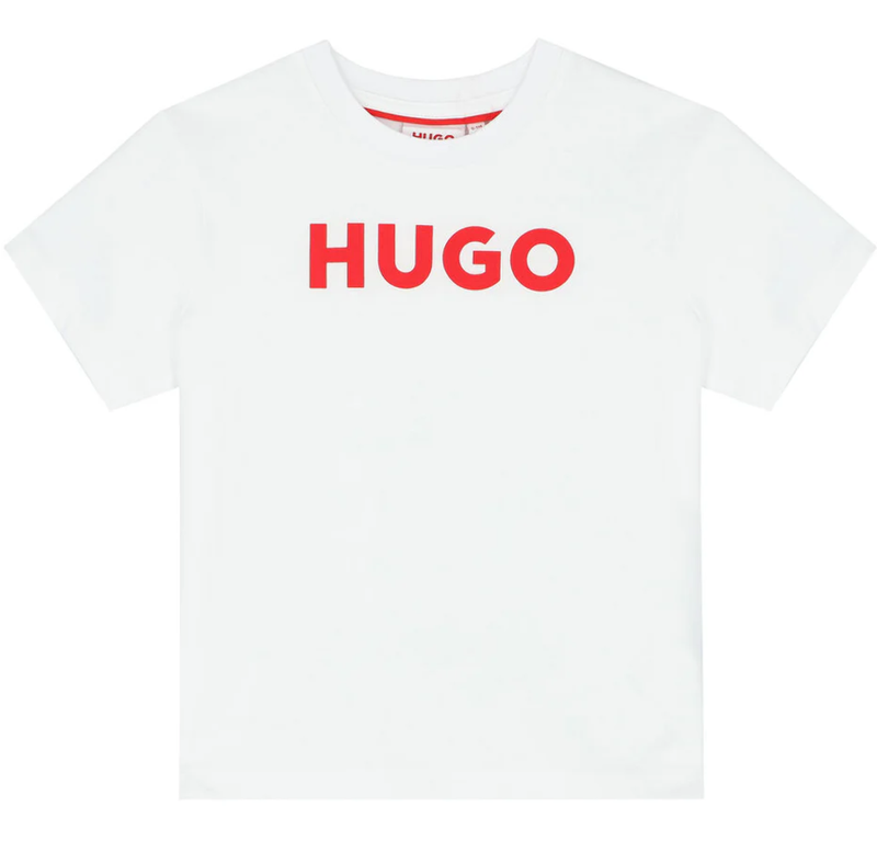 Hugo Boss Kids Short Sleeve Tee-Shirt White G25102-10P