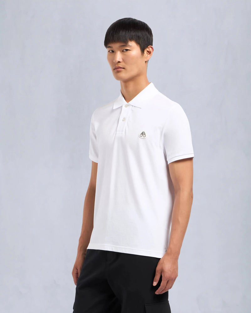 Moose Knuckles Everett Polo White M34MT712-160