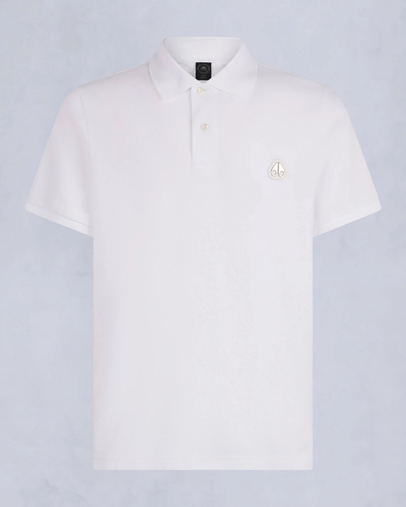Moose Knuckles Everett Polo White M34MT712-160