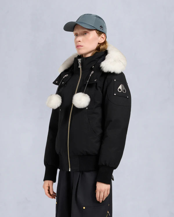 Moose Knuckles Debbie Bomber Black M35LB002S-1001