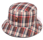 Bape Mini Bape Check Bucket Hat Red 001HTJ301001MRED