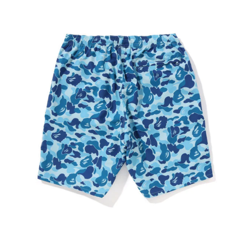 Bape ABC Camo Beach Shorts Blue 001SPJ301018MBLU