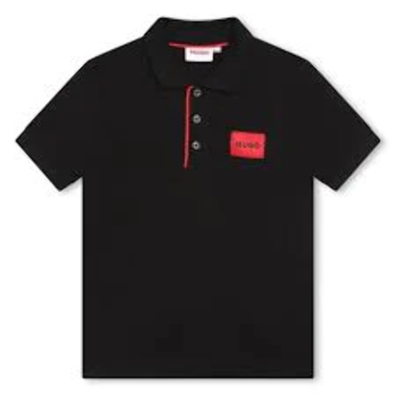 Hugo Boss Kids Short Sleeve Polo Black G25111-09B