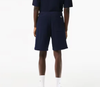 Lacoste Men’s Unbrushed Organic Cotton Fleece Shorts Navy Blue GH5582-51-166