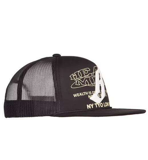 Billionaire Boys Club BB Flying B Trucker Hat Black 841-4802-BLACK