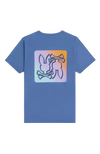 Psycho Bunny Kids Palm Springs Back Graphic Tee Bal Harbour B0U908A2PC-424