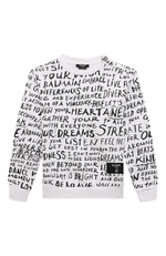 Balmain Kid's Sweater White BS4P90-Z0081-100NE
