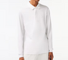 Lacoste Smart Paris Long Sleeve Stretch Cotton Polo White PH2481-51-001