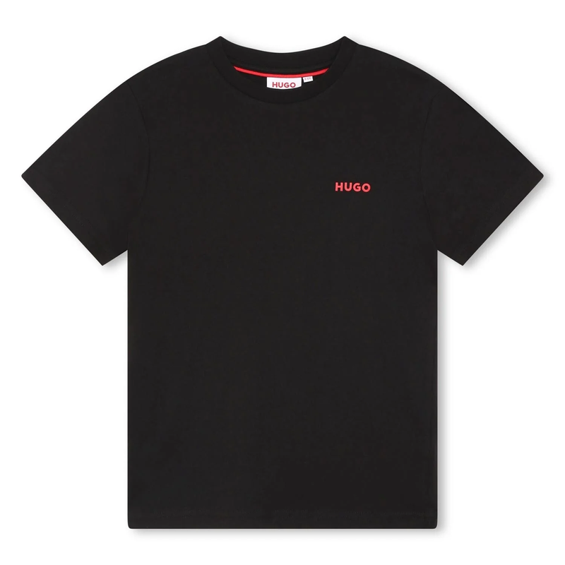 Hugo Boss Kids Short Sleeve Tee-Shirt Black G25104-09B